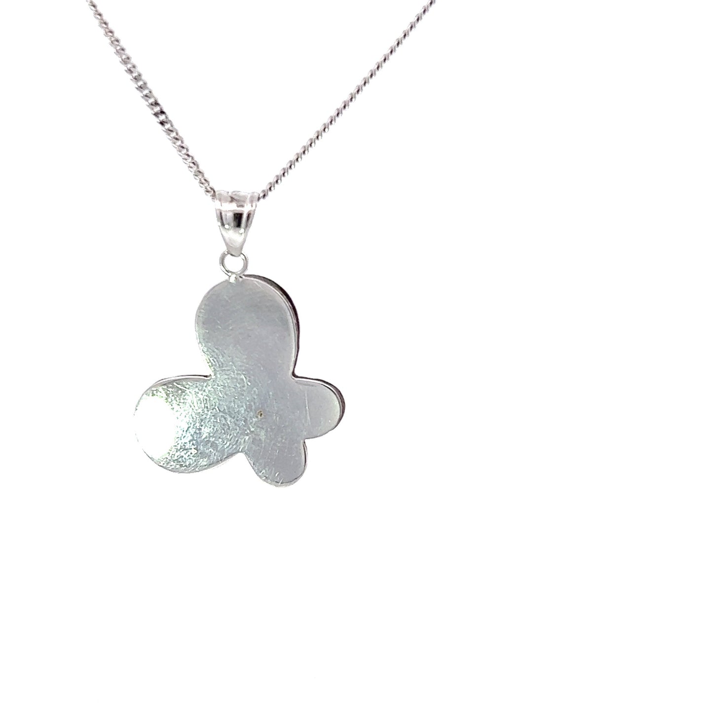 Pendant "Butterfly" 14K White Gold