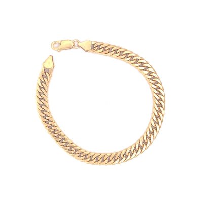 Men's Bracelet Curb 18K Yellow Gold