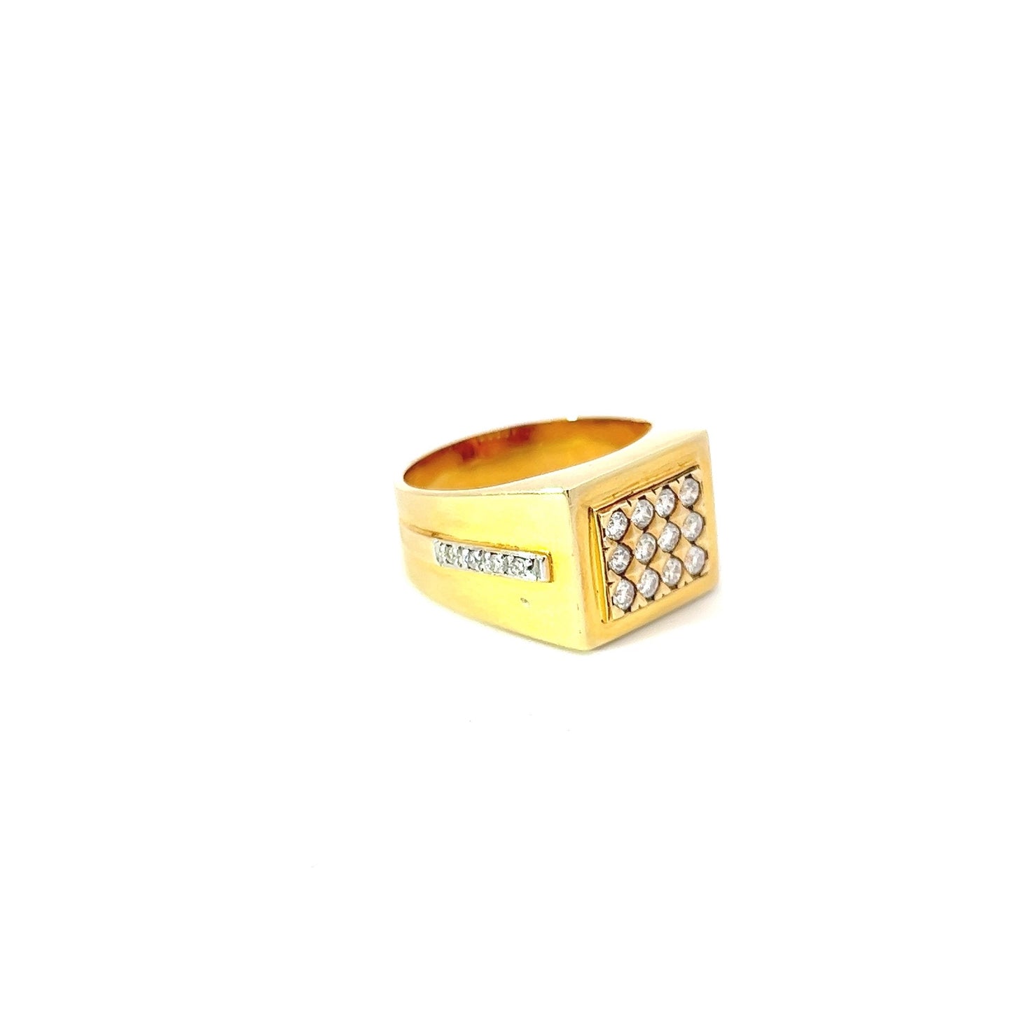 Men's Ring w/ 20 Diamonds