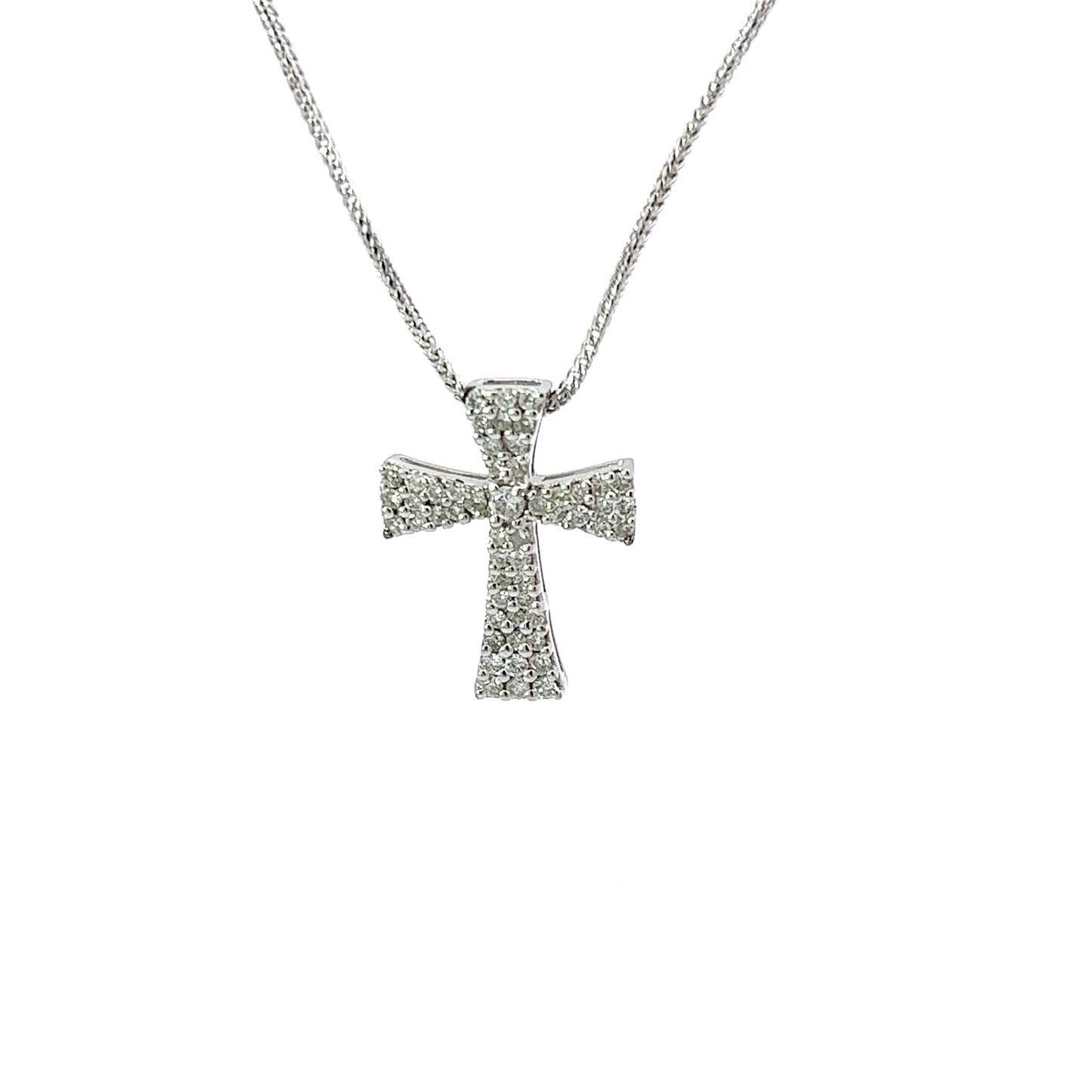 Pendant Cross w/ 53 Diamonds