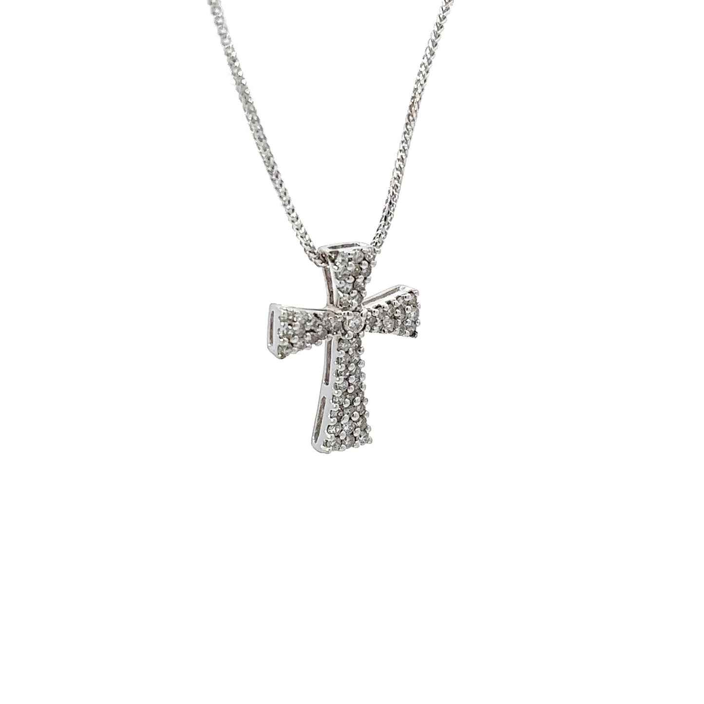 Pendant Cross w/ 53 Diamonds