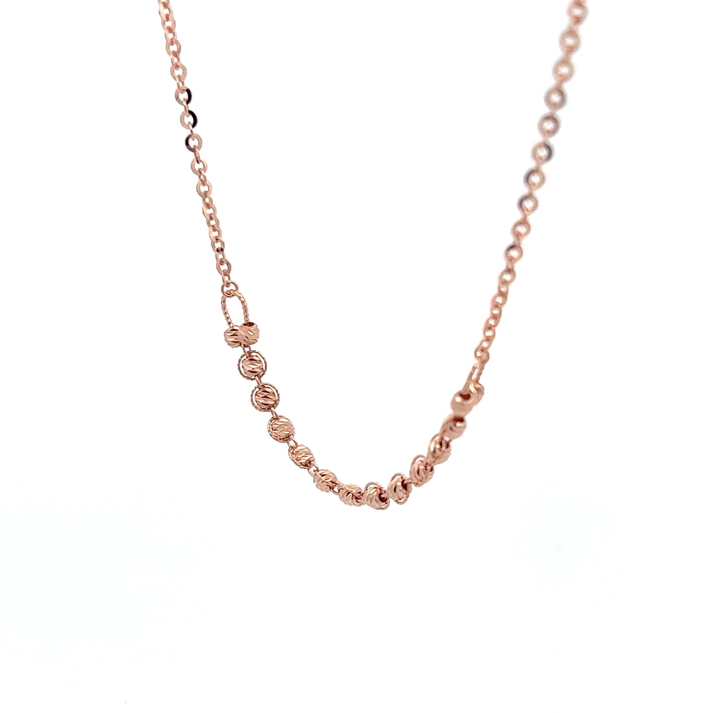 Necklace Forzentina w/ Balls 18K Rose Gold