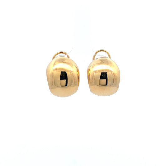 Chunky Earrings 18K Yellow Gold