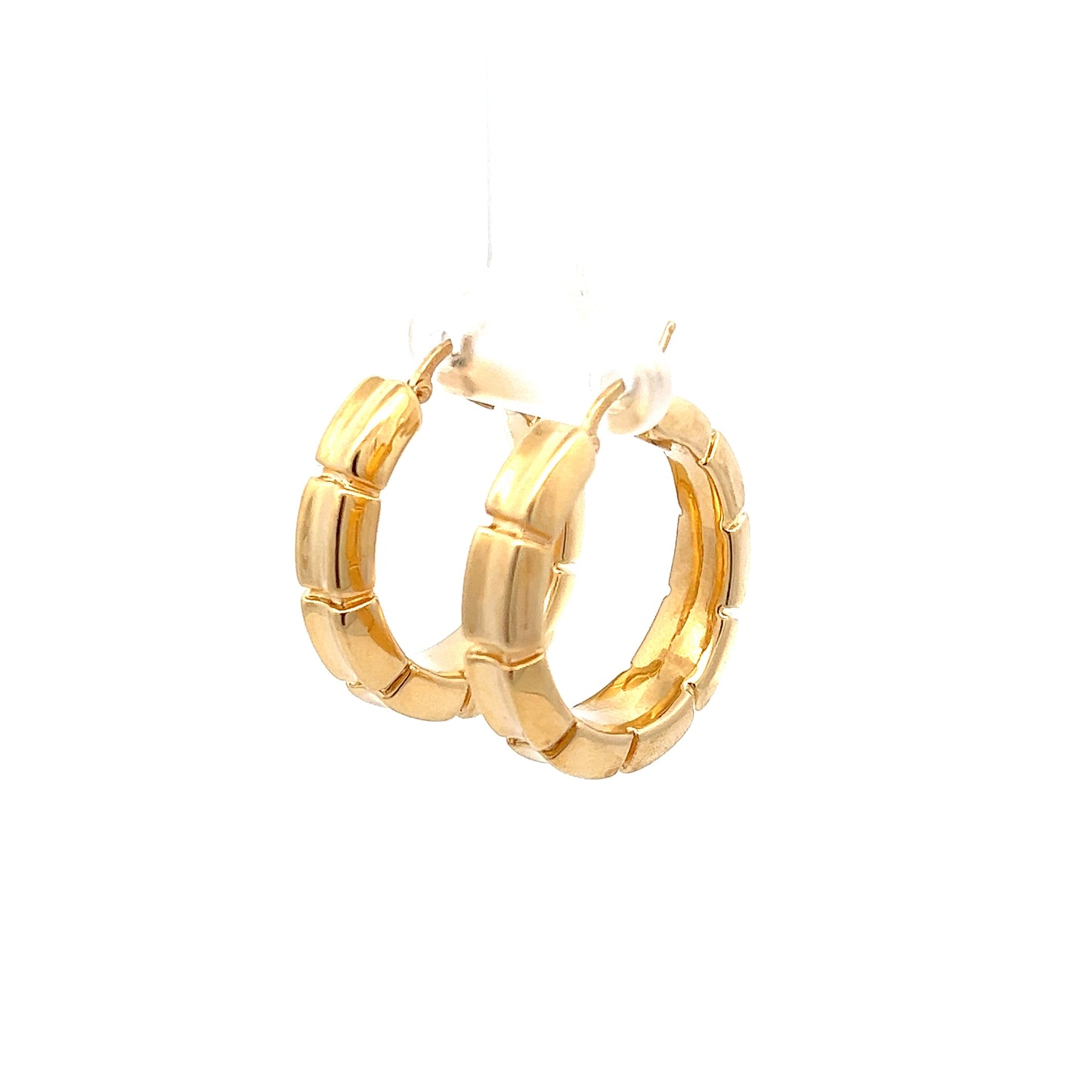 Hoop Earrings 18K Yellow Gold