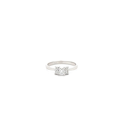 Engagement Ring W/ Diamond (.21) VVS (G/H) & 4 Diamonds