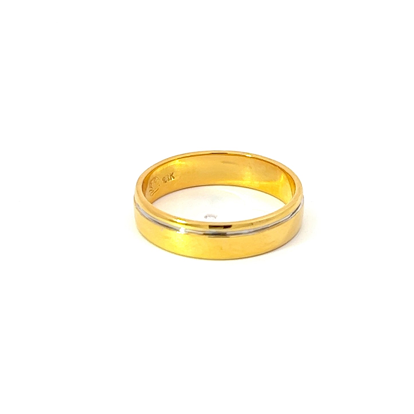 Men's Ring Band 18K Yellow Gold