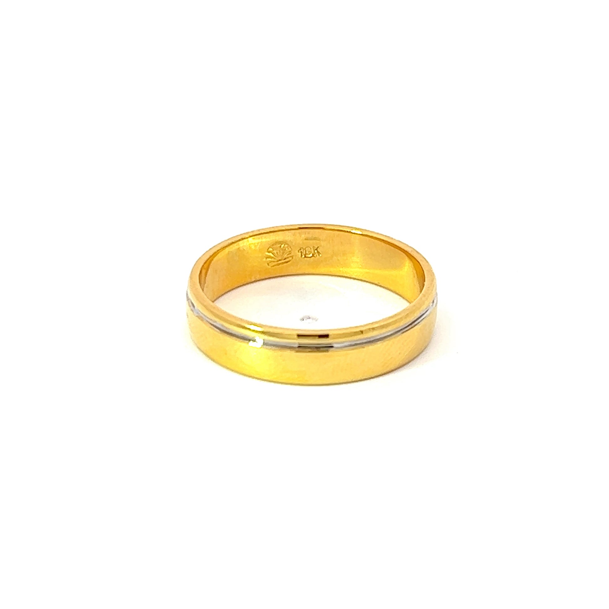 Men's Ring Band 18K Yellow Gold - Main Image