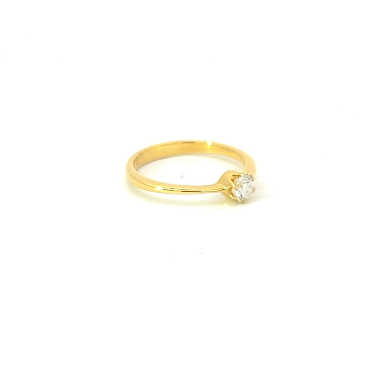 Engagement Ring w/ Diamond (.24) SI (J/H) EX VG