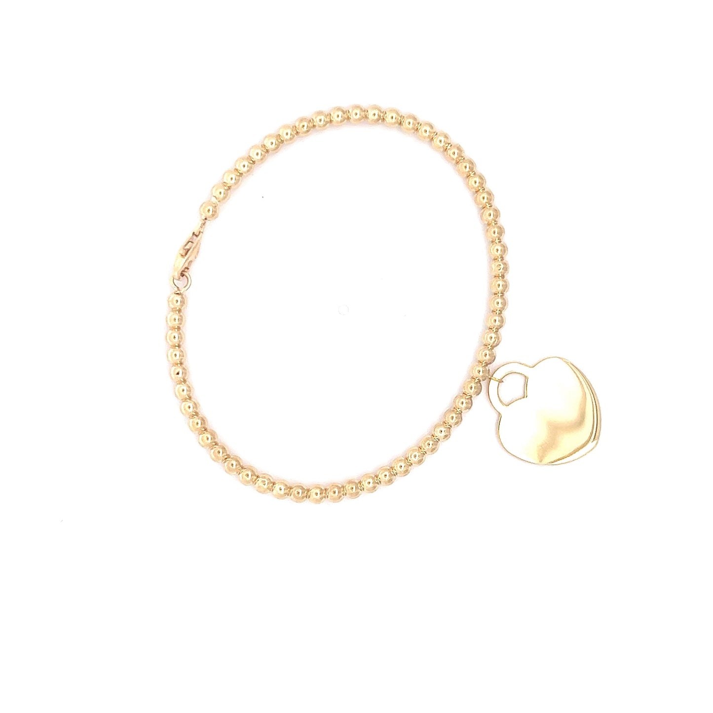 Bangle Bead w/ Heart Charm