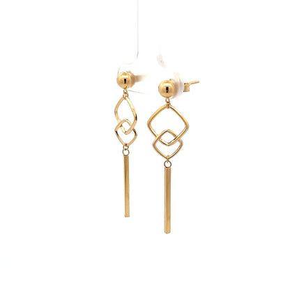 Earrings Drop Daphne 18K Yellow Gold