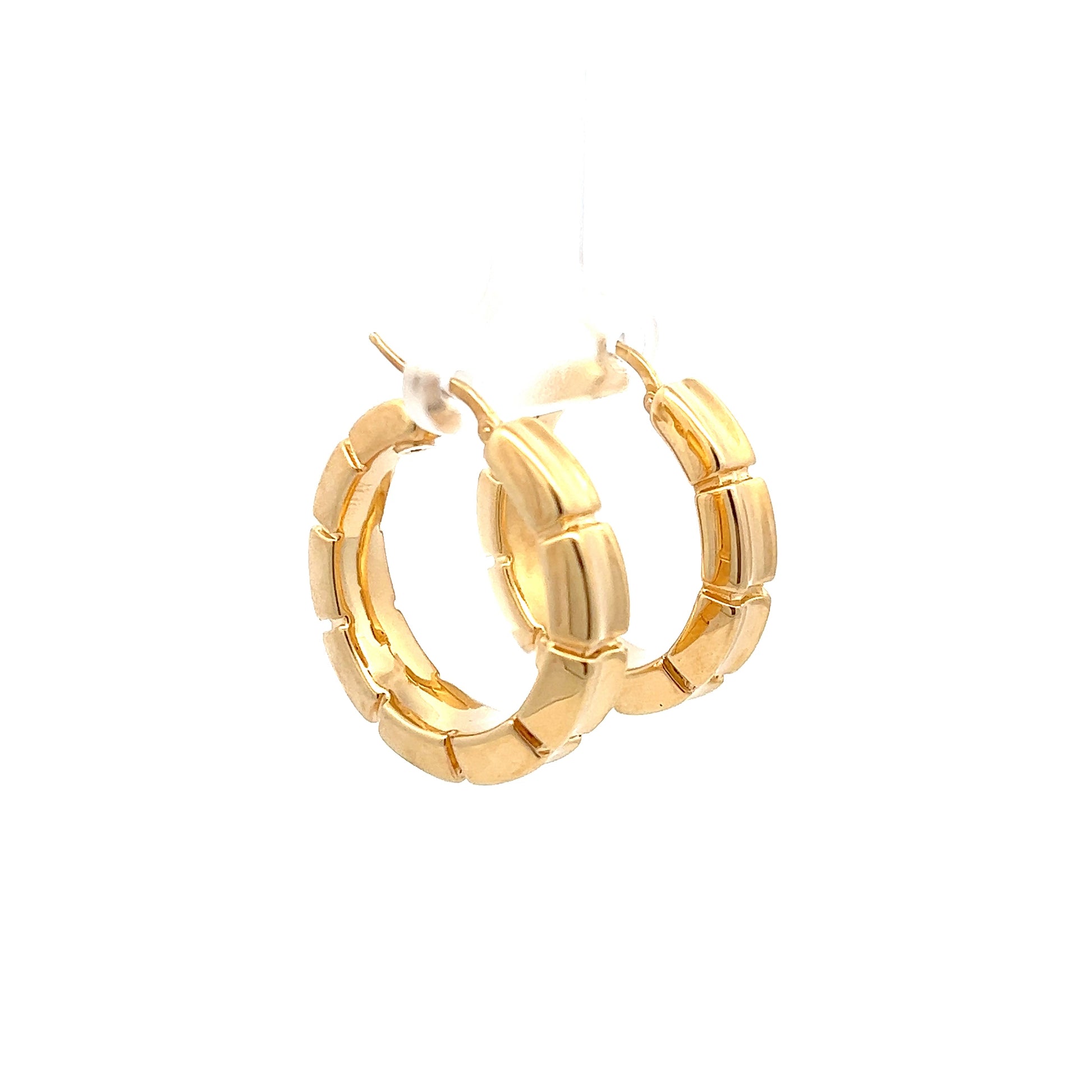 Hoop Earrings 18K Yellow Gold1