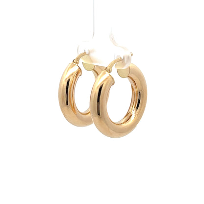 Hoop Earrings 18K Yellow Gold