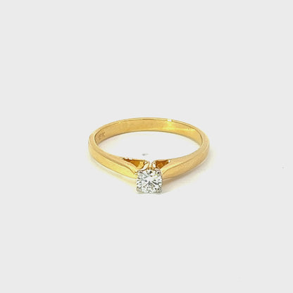 Lady's Ring w/ Diamond (.20) VVS (G/H)