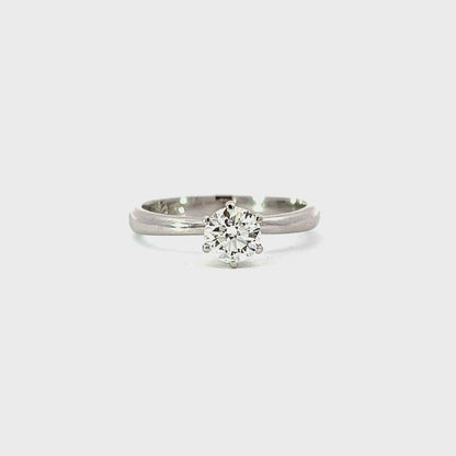 Engagement Ring W/ Diamond (.55) (VVS2 / I)