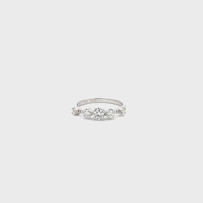 Engagement Ring w/ Diamond (.20) VVS (G/H) 2 Diamonds (.15) & 2 Diamonds (.06) SI (G/H)